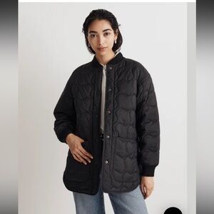 Madewell Black Quilted Jacket